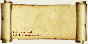 Avram Andrić vizit kartica